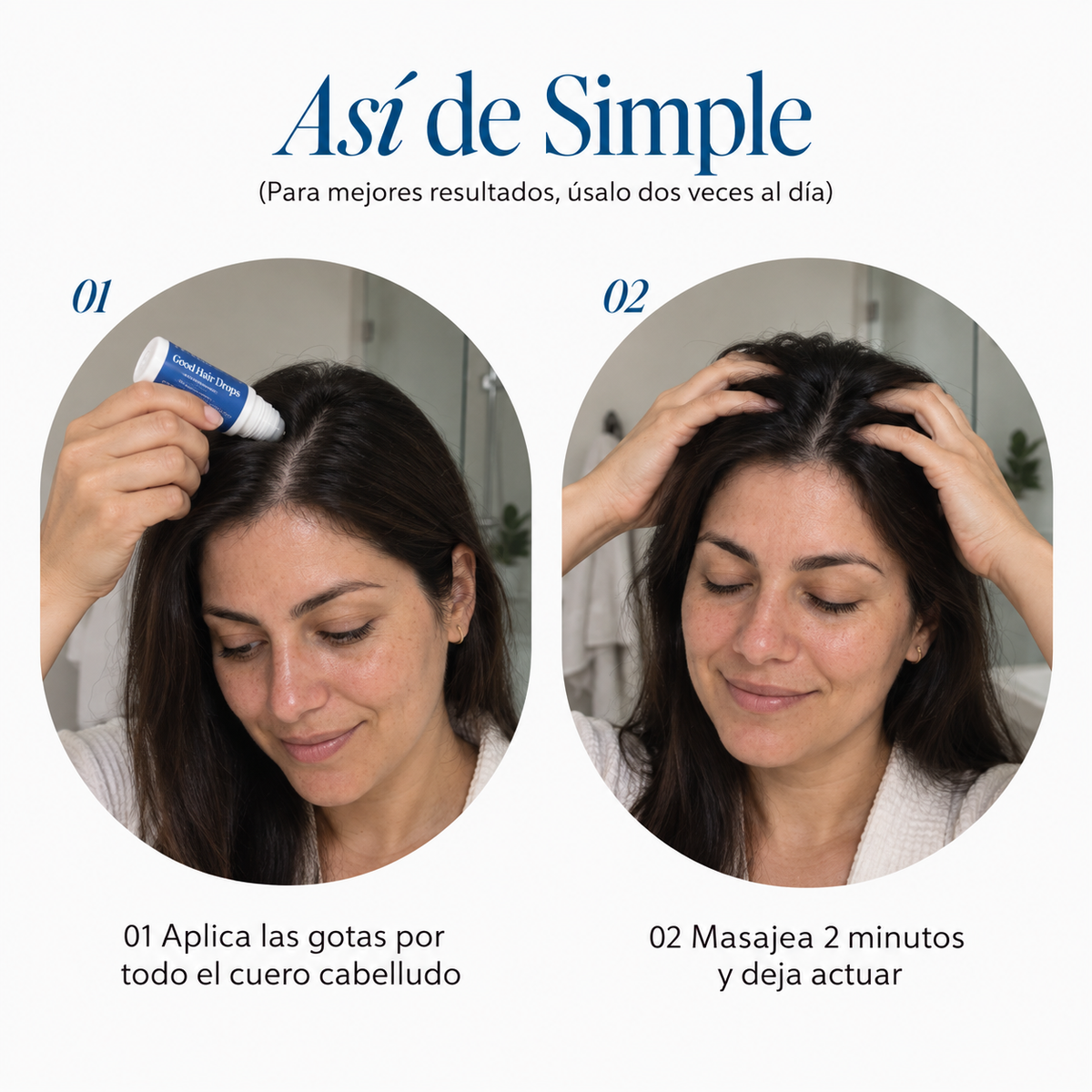 Serúm roll on para el crecimiento del pelo