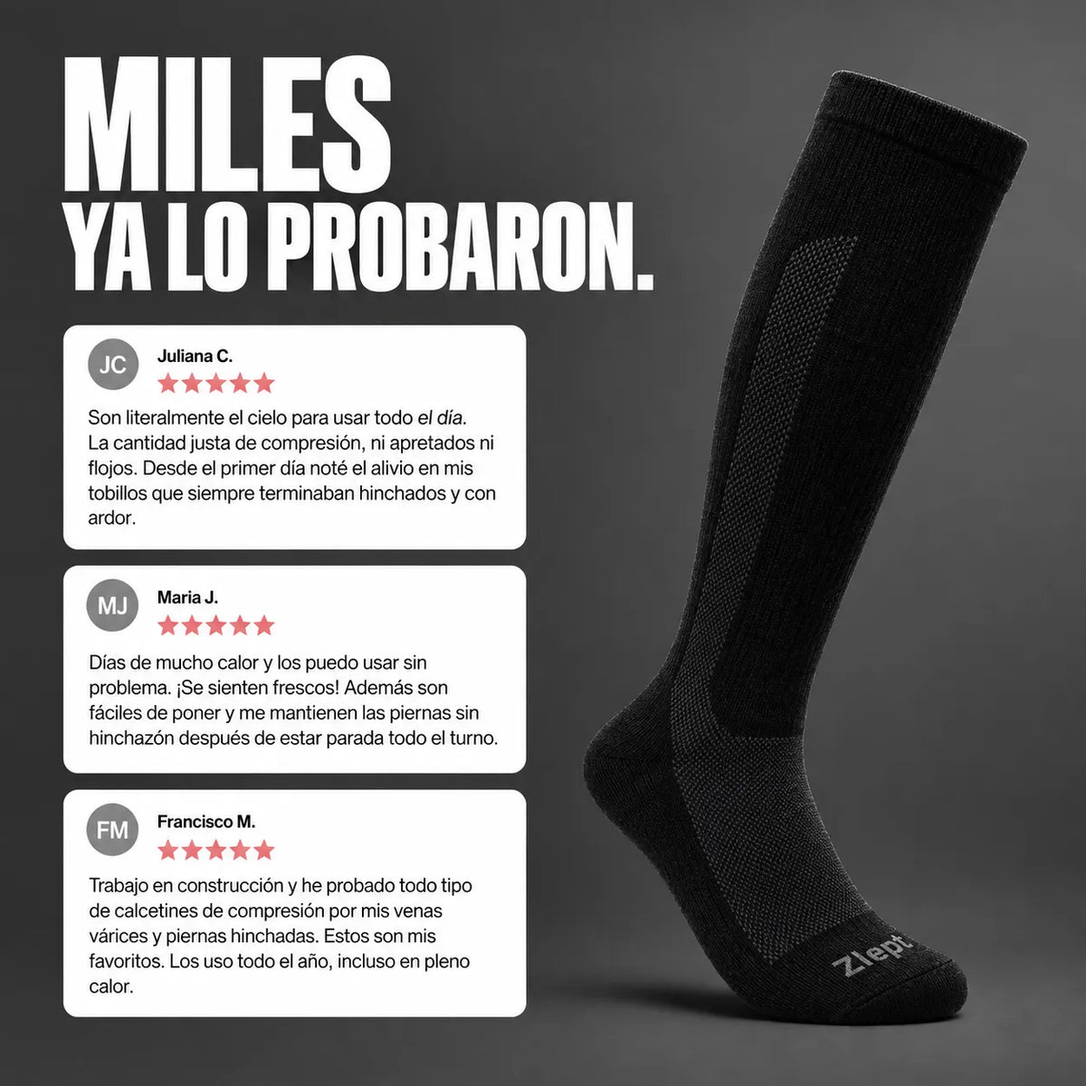 Bamboo Fiber Compression Sports Socks